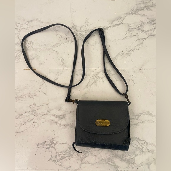 urban equipment Handbags - Womens Crossbody Purse Navy Blue Vegan Leather by Urban Equipment Hiking…